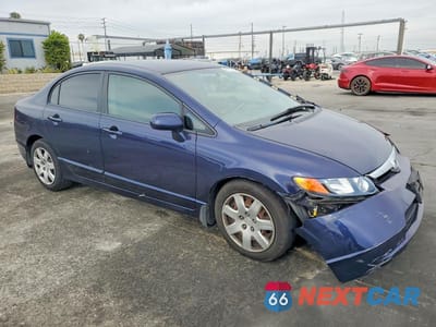 Czwarte zdjęcie samochodu z boku: 2007 HONDA CIVIC LX VIN:1HGFA16547L073589 - miniatura