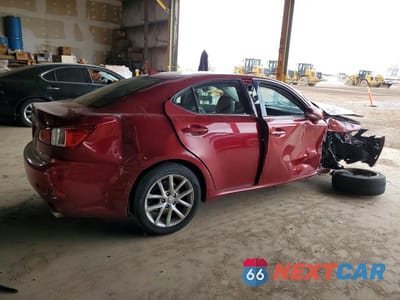 Trzecie zdjęcie samochodu z tyłu: 2012 LEXUS IS 250 BASE VIN:JTHBF5C29C5177024 - miniatura
