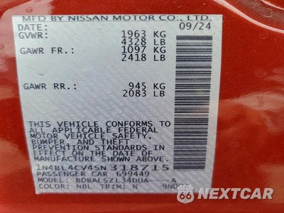 Zdjęcie 13 z 13 samochodu: 2025 NISSAN ALTIMA 2.5 SR VIN:1N4BL4CV4SN318715 - miniatura