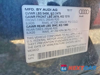 Zdjęcie 14 z 14 samochodu: 2018 AUDI Q5 PRESTIGE VIN:WA1CNAFY1J2078336 - miniatura