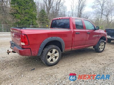 Trzecie zdjęcie samochodu z tyłu: 2012 DODGE RAM 1500 ST VIN:1C6RD7FT7CS231158 - miniatura