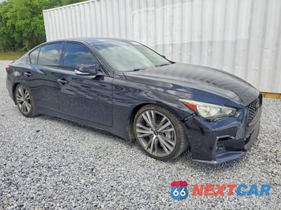 Czwarte zdjęcie samochodu z boku: 2018 INFINITI Q50 3.0T SPORT VIN:JN1EV7AP6JM361662 - miniatura