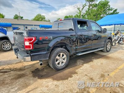 Trzecie zdjęcie samochodu z tyłu: 2018 FORD F150 SUPERCREW VIN:1FTEW1E57JKF50154 - miniatura