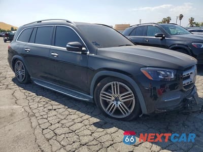Czwarte zdjęcie samochodu z boku: 2020 MERCEDES-BENZ GLS 450 4MATIC VIN:4JGFF5KE6LA125013 - miniatura