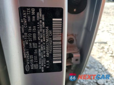 Zdjęcie 14 z 14 samochodu: 2021 HYUNDAI VENUE SE VIN:KMHRB8A37MU068864 - miniatura