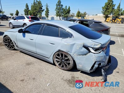 Drugie zdjęcie samochodu z przodu: 2022 BMW I4 EDRIVE 40 VIN:WBY73AW00NFN15473 - miniatura