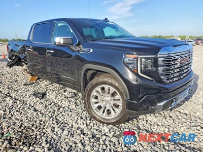 Czwarte zdjęcie samochodu z boku: 2023 GMC SIERRA K1500 DENALI VIN:1GTUUGED0PZ306518 - miniatura