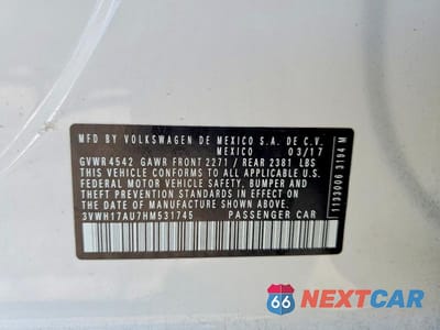 Zdjęcie 12 z 12 samochodu: 2017 VOLKSWAGEN GOLF ALLTRACK S VIN:3VWH17AU7HM531745 - miniatura