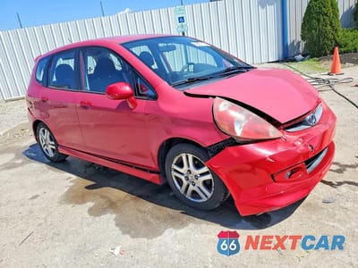 Czwarte zdjęcie samochodu z boku: 2008 HONDA FIT SPORT VIN:JHMGD38608S022088 - miniatura