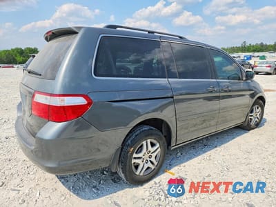 Trzecie zdjęcie samochodu z tyłu: 2007 HONDA ODYSSEY EXL VIN:5FNRL38627B437051 - miniatura