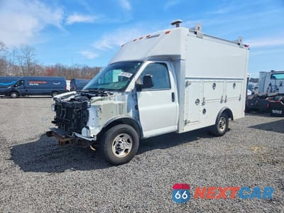 2014 GMC SAVANA UTILITY / SERVICE TRUCK 1GD072BG1E1152464 - główne zdjęcie licytacji z USA - miniatura