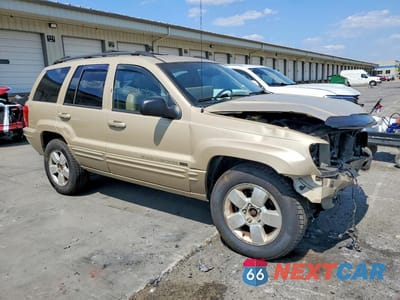Czwarte zdjęcie samochodu z boku: 2001 JEEP GRAND CHEROKEE VIN:1J4GW58S91C696156 - miniatura