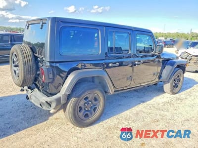 Trzecie zdjęcie samochodu z tyłu: 2023 JEEP WRANGLER SPORT VIN:1C4HJXDN1PW531181 - miniatura