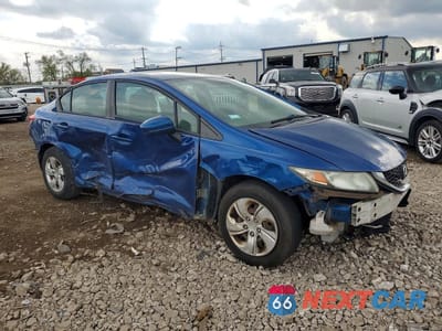 Czwarte zdjęcie samochodu z boku: 2014 HONDA CIVIC LX VIN:19XFB2F55EE204813 - miniatura