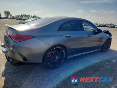 Trzecie zdjęcie samochodu z tyłu: 2021 MERCEDES-BENZ CLA 45 AMG VIN:W1K5J5DB9MN178662 - miniatura