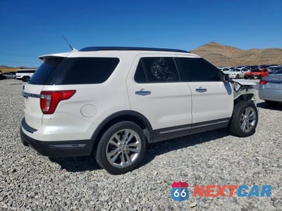 Trzecie zdjęcie samochodu z tyłu: 2019 FORD EXPLORER LIMITED VIN:1FM5K7F87KGA42144 - miniatura