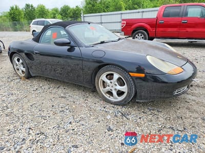 Czwarte zdjęcie samochodu z boku: 2001 PORSCHE BOXSTER VIN:WP0CA29861U624376 - miniatura