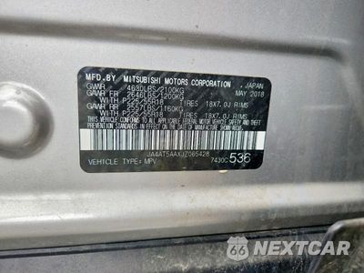 Zdjęcie 12 z 12 samochodu: 2018 MITSUBISHI ECLIPSE VIN:JA4AT5AAXJZ065428 - miniatura