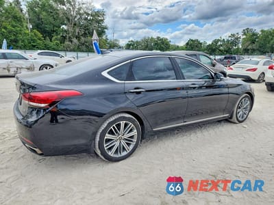 Trzecie zdjęcie samochodu z tyłu: 2018 GENESIS G80 3.8 VIN:KMHGN4JE3JU257192 - miniatura