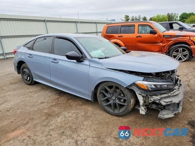 Czwarte zdjęcie samochodu z boku: 2022 HONDA CIVIC SPORT VIN:2HGFE2F59NH541370 - miniatura