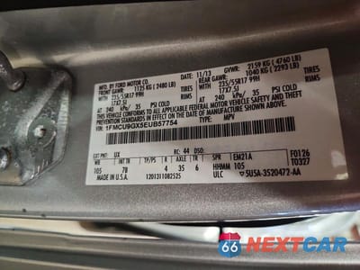 Zdjęcie 13 z 13 samochodu: 2014 FORD ESCAPE SE VIN:1FMCU9GX5EUB57754 - miniatura