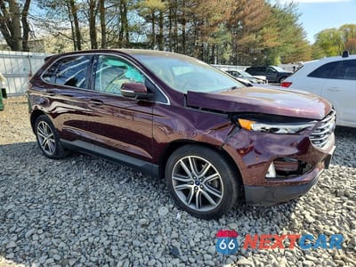 Czwarte zdjęcie samochodu z boku: 2019 FORD EDGE TITANIUM VIN:2FMPK4K99KBC14025 - miniatura