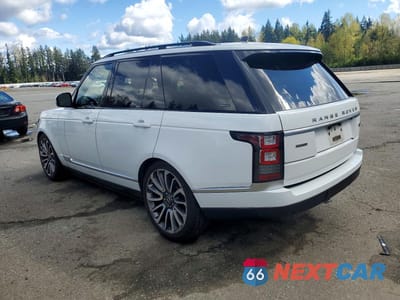 Drugie zdjęcie samochodu z przodu: 2016 LAND ROVER RANGE ROVER SUPERCHARGED VIN:SALGS2EF7GA279848 - miniatura