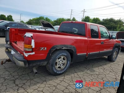 Trzecie zdjęcie samochodu z tyłu: 2002 CHEVROLET SILVERADO K1500 VIN:1GCEK19T22E210852 - miniatura