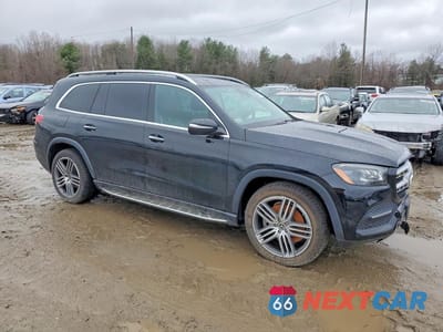 Czwarte zdjęcie samochodu z boku: 2020 MERCEDES-BENZ GLS 450 4MATIC VIN:4JGFF5KE3LA088440 - miniatura