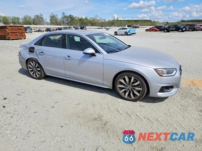 Czwarte zdjęcie samochodu z boku: 2020 AUDI A4 PREMIUM PLUS VIN:WAUHMAF4XLA073816 - miniatura