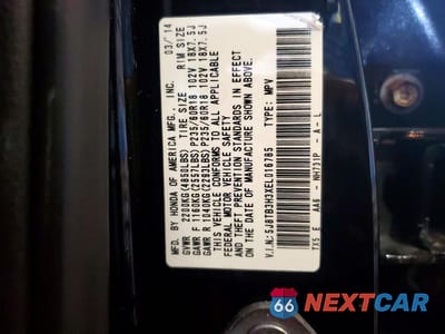 Zdjęcie 13 z 13 samochodu: 2014 ACURA RDX VIN:5J8TB3H3XEL016785 - miniatura