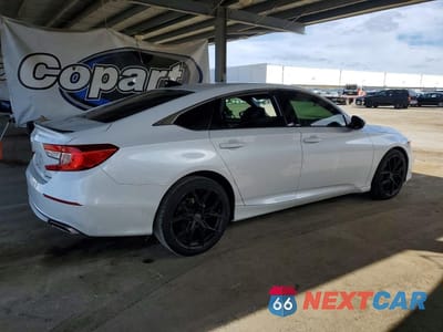 Trzecie zdjęcie samochodu z tyłu: 2021 HONDA ACCORD SPORT VIN:1HGCV1F39MA009156 - miniatura