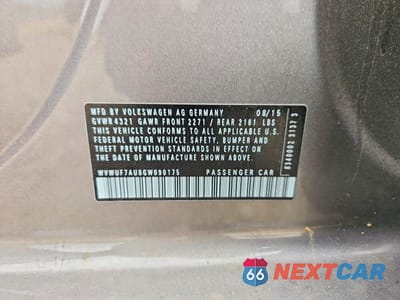 Zdjęcie 13 z 13 samochodu: 2016 VOLKSWAGEN GOLF R VIN:WVWUF7AU8GW090175 - miniatura