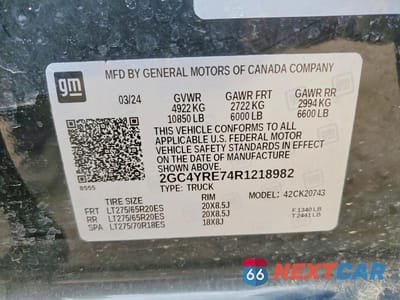 Zdjęcie 13 z 13 samochodu: 2024 CHEVROLET SILVERADO K2500 HIGH COUNTRY VIN:2GC4YRE74R1218982 - miniatura