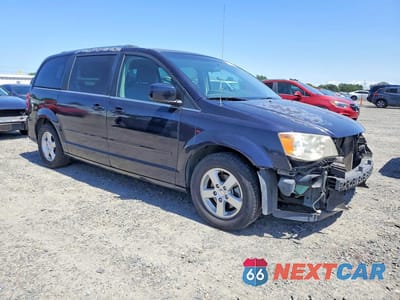 Czwarte zdjęcie samochodu z boku: 2011 DODGE GRAND CARAVAN CREW VIN:2D4RN5DGXBR661379 - miniatura