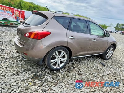 Trzecie zdjęcie samochodu z tyłu: 2009 NISSAN MURANO S VIN:JN8AZ18W09W156840 - miniatura
