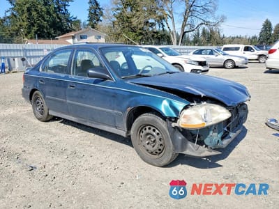 Czwarte zdjęcie samochodu z boku: 1998 HONDA CIVIC LX VIN:2HGEJ6677WH525895 - miniatura