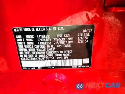 Zdjęcie 13 z 13 samochodu: 2018 HONDA HR-V EXL VIN:3CZRU6H76JM705751 - miniatura
