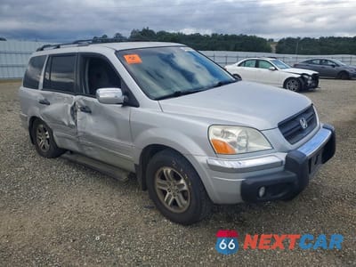 Czwarte zdjęcie samochodu z boku: 2004 HONDA PILOT EX VIN:2HKYF18474H527332 - miniatura