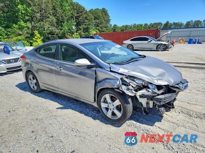 Czwarte zdjęcie samochodu z boku: 2011 HYUNDAI ELANTRA GLS VIN:KMHDH4AE3BU128557 - miniatura