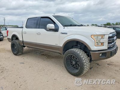 Czwarte zdjęcie samochodu z boku: 2015 FORD F150 SUPERCREW VIN:1FTEW1CG2FFC14383 - miniatura