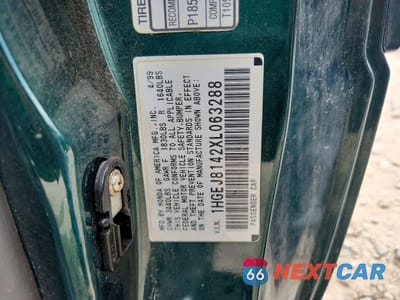 Zdjęcie 12 z 12 samochodu: 1999 HONDA CIVIC EX VIN:1HGEJ8142XL063288 - miniatura