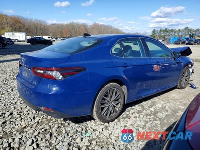 Trzecie zdjęcie samochodu z tyłu: 2023 TOYOTA CAMRY XLE V6 VIN:4T1FZ1AK4PU073179 - miniatura