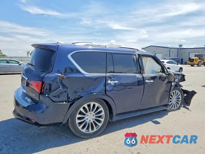 Trzecie zdjęcie samochodu z tyłu: 2015 INFINITI QX80 BASE VIN:JN8AZ2NF3F9574166 - miniatura