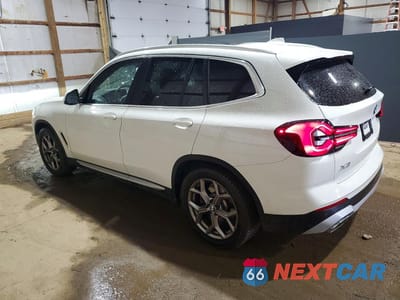 Drugie zdjęcie samochodu z przodu: 2022 BMW X3 XDRIVE30I VIN:WBX57DP06NN173565 - miniatura