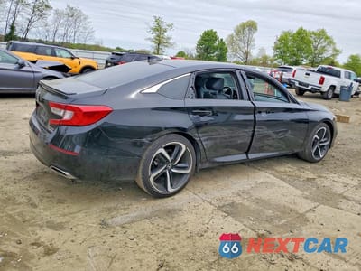 Trzecie zdjęcie samochodu z tyłu: 2022 HONDA ACCORD SPORT SE VIN:1HGCV1F40NA069191 - miniatura