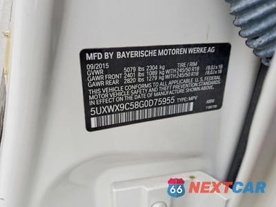 Zdjęcie 13 z 13 samochodu: 2016 BMW X3 VIN:5UXWX9C58G0D75955 - miniatura
