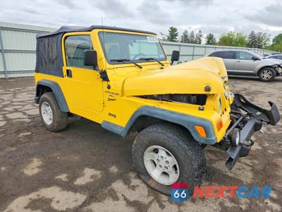 Czwarte zdjęcie samochodu z boku: 2000 JEEP WRANGLER / TJ SPORT VIN:1J4FA49S3YP749004 - miniatura