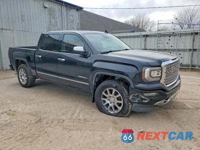 Czwarte zdjęcie samochodu z boku: 2018 GMC SIERRA K1500 DENALI VIN:3GTU2PEC5JG208833 - miniatura