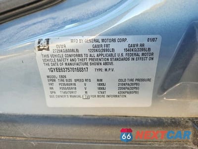 Zdjęcie 13 z 13 samochodu: 2007 CADILLAC SRX VIN:1GYEE637570160317 - miniatura